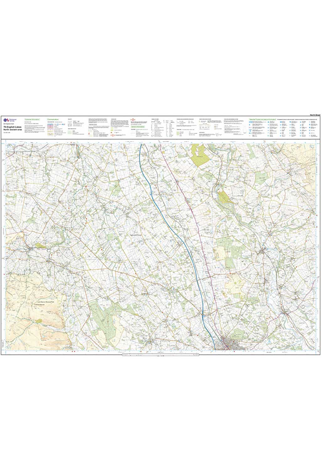 Ordnance Survey The English Lakes - North Eastern Area - OS Explorer OL5 Map