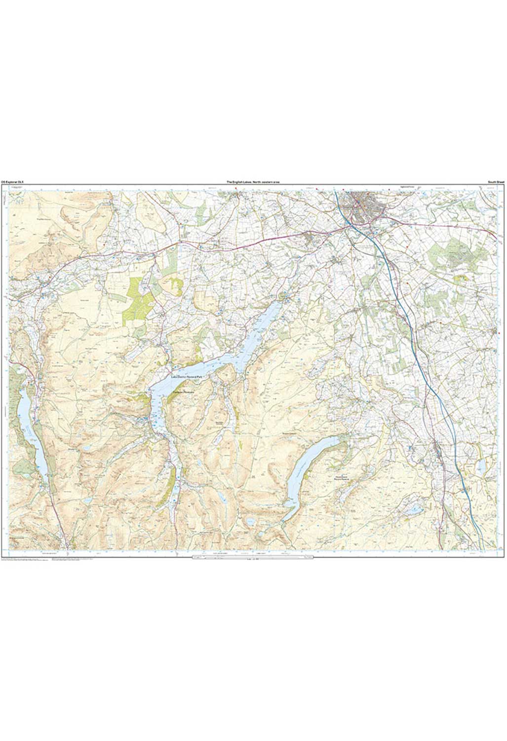 Ordnance Survey The English Lakes - North Eastern Area - OS Explorer OL5 Map