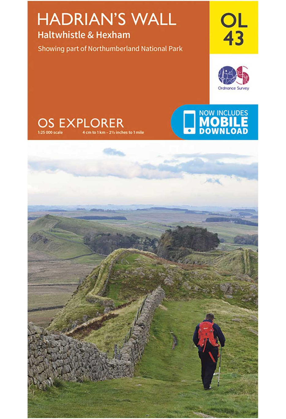 Ordnance Survey Hadrian's Wall - OS Explorer OL43 Map 0