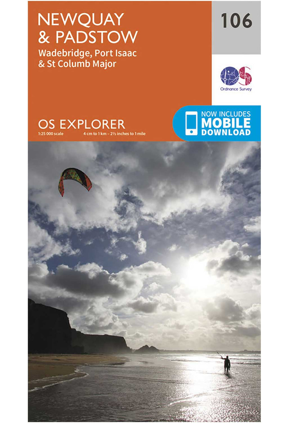 Ordnance Survey Newquay & Padstow - OS Explorer 106 Map 0