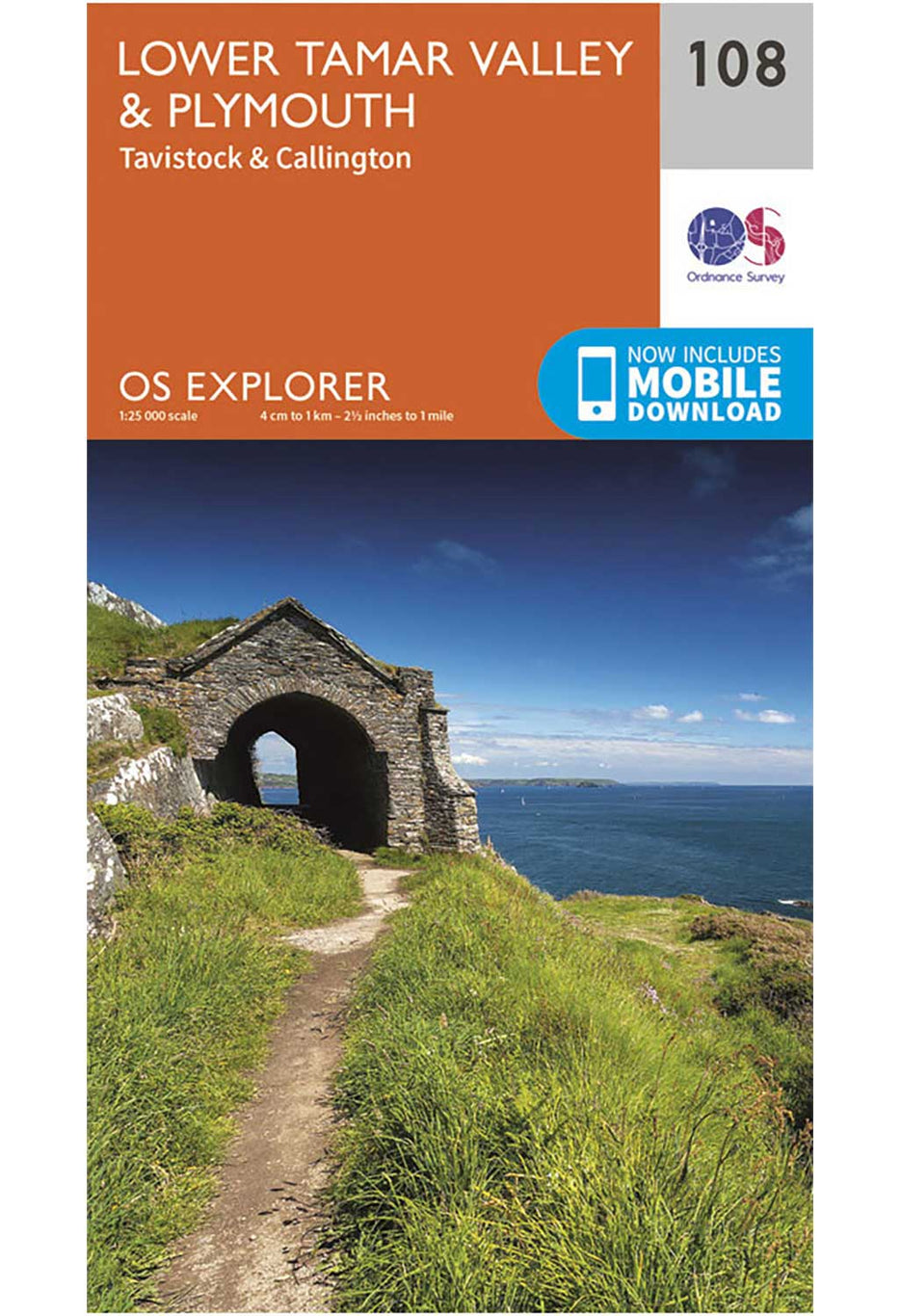 Ordnance Survey Lower Tamar Valley & Plymouth - OS Explorer 108 Map 0