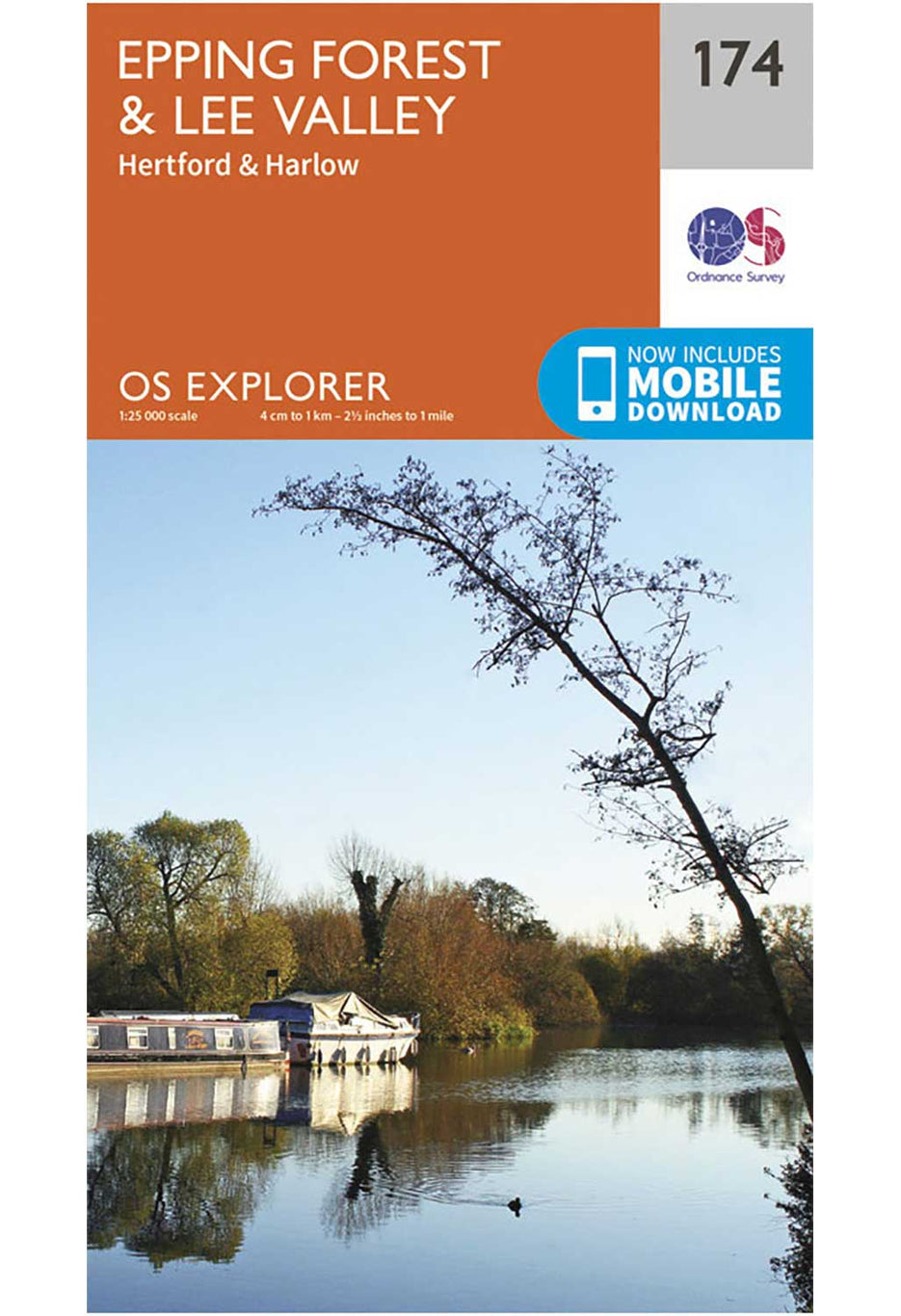 Ordnance Survey Epping Forest & Lee Valley - OS Explorer 174 Map 0