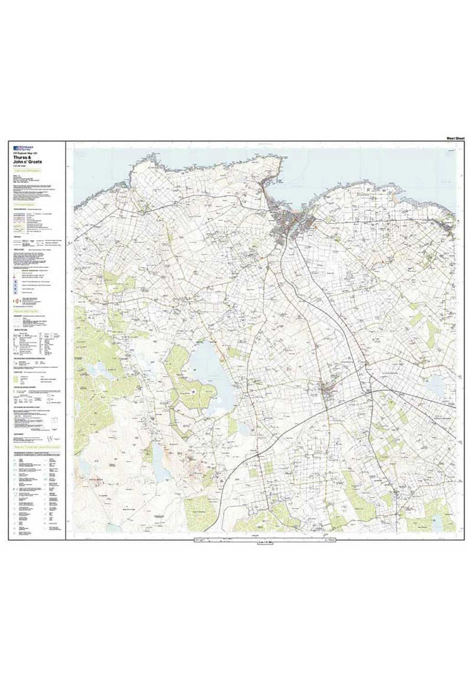 Ordnance Survey Thurso & John O'Groats - Active Explorer 451 Map 0