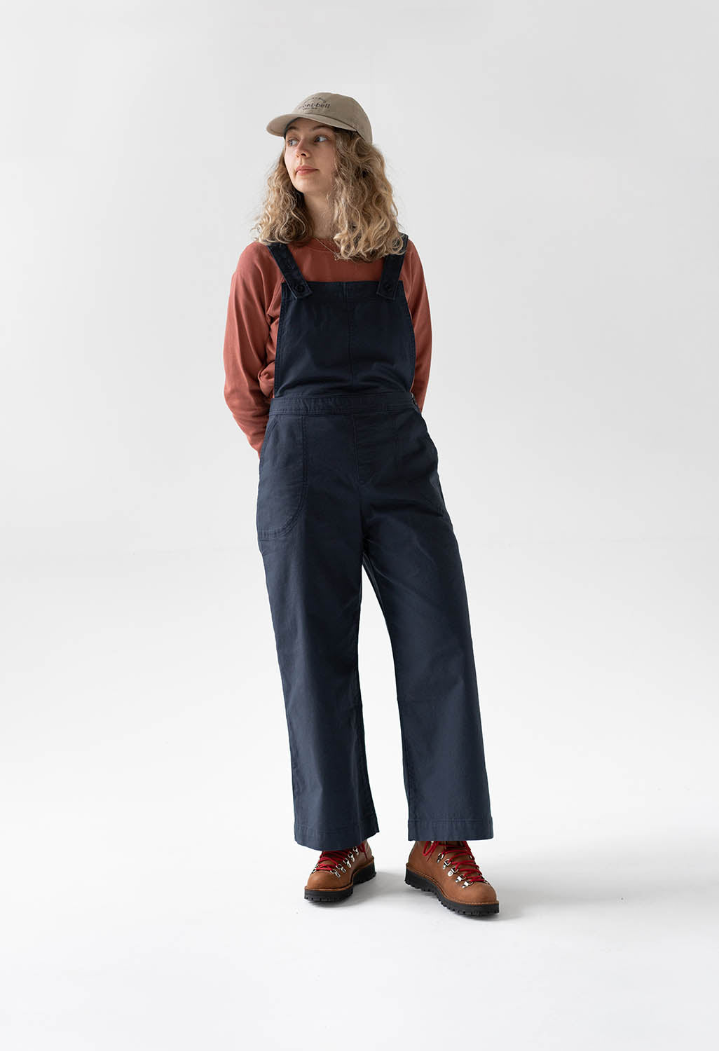 Patagonia Stand Up Women's Cropped Coveralls - Smoulder Blue