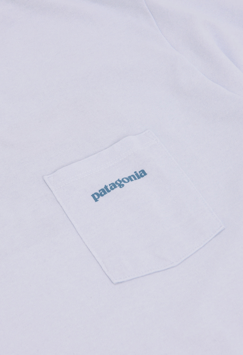 Patagonia Men's Boardshort Logo Pocket Responsibili-Tee - White