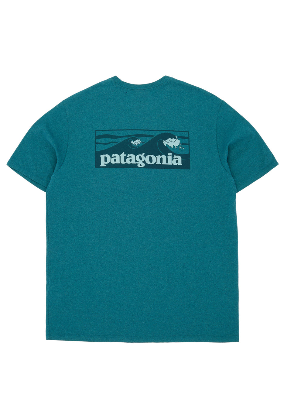 Patagonia Men's Boardshort Logo Pocket Responsibili-Tee - Wetland Blue