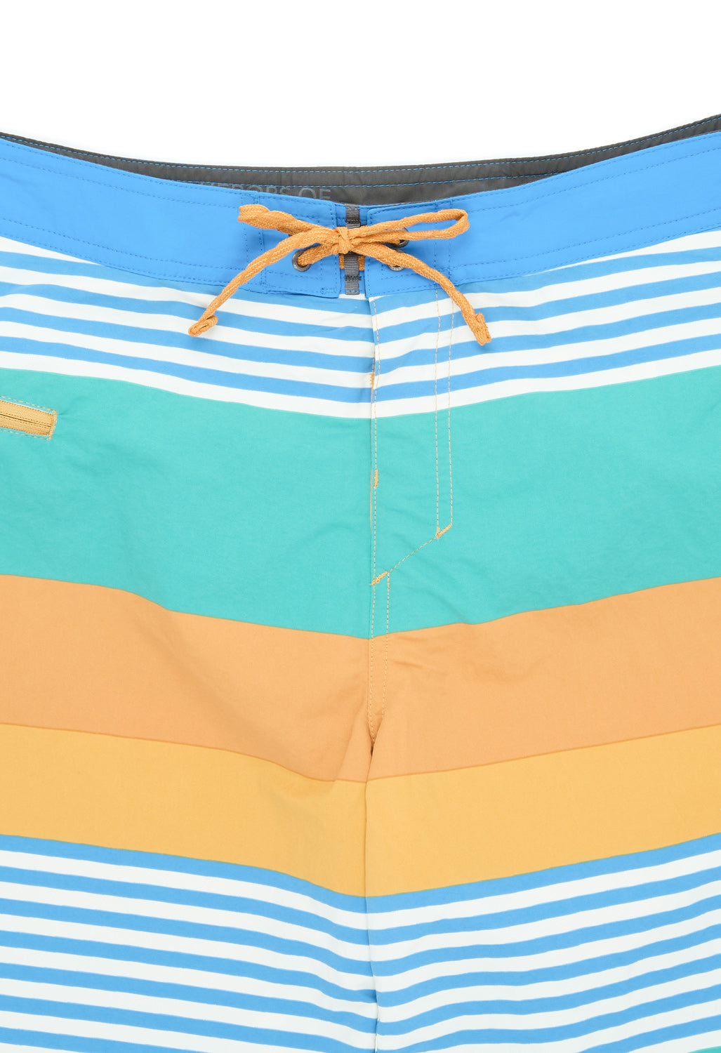 Patagonia Men's Wavefarer Boardshorts - 19 in. - Fitz Stripe: Pufferfish Gold