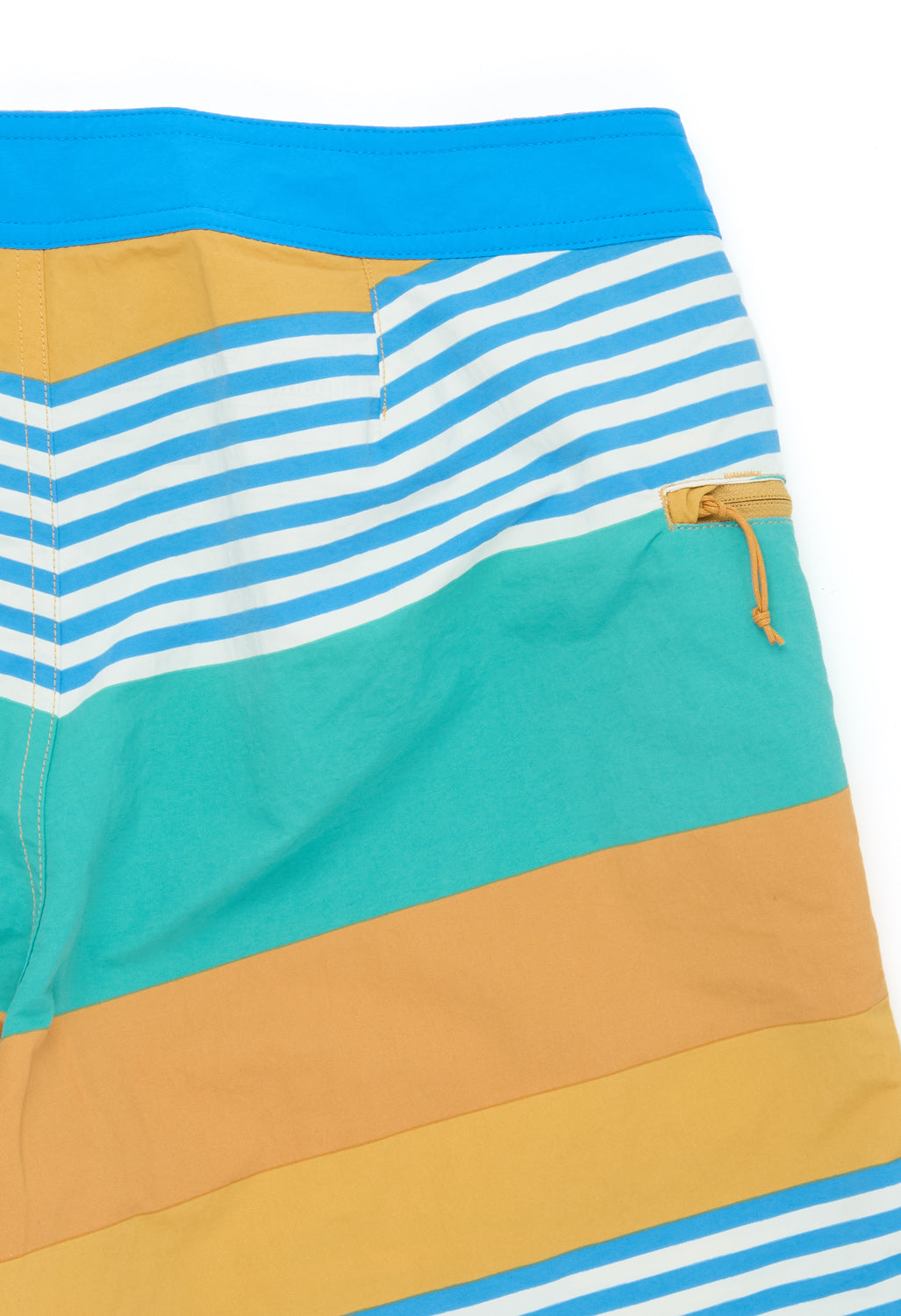 Patagonia Men's Wavefarer Boardshorts - 19 in. - Fitz Stripe: Pufferfish Gold