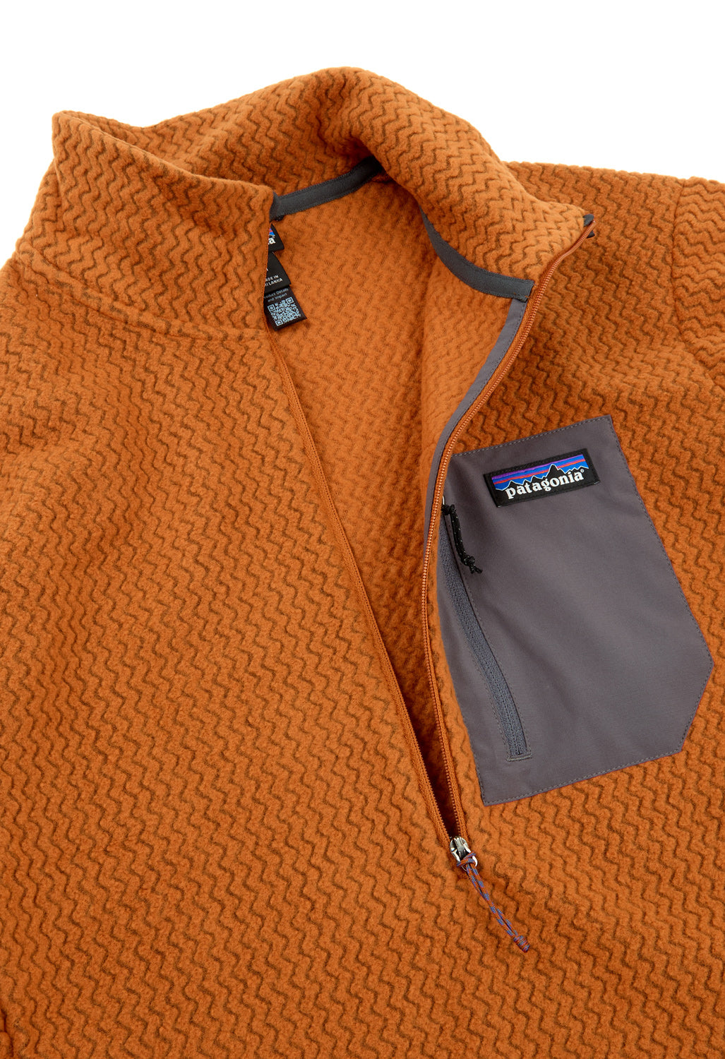 Patagonia Men's R1 Air Zip Neck - Robin Brown