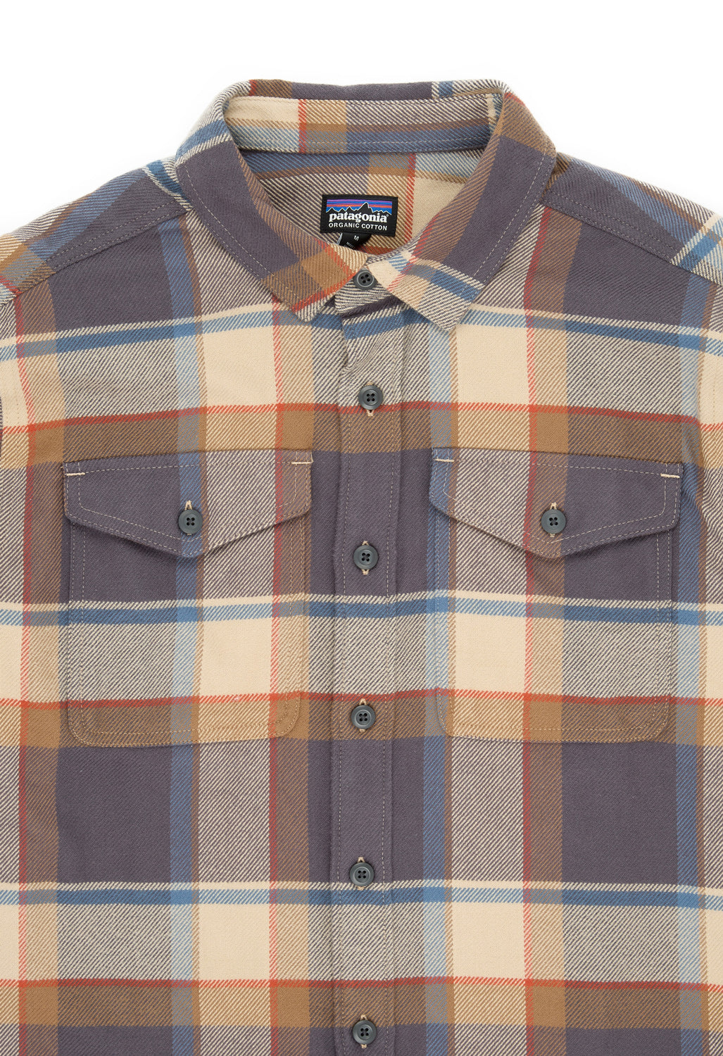 Patagonia Men's Fjord Flannel Shirt - Sunrise Ridge: Forge Grey