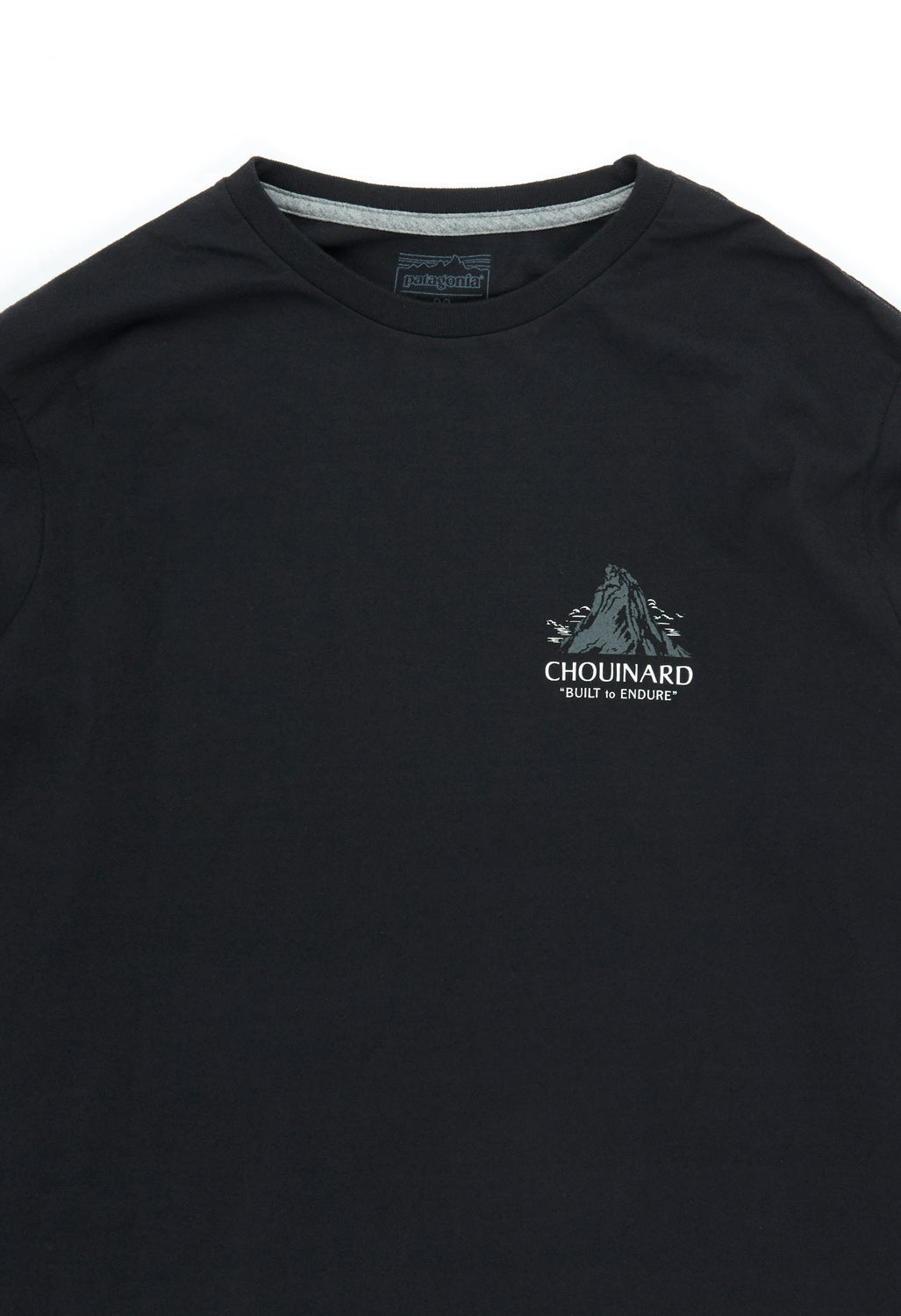 Patagonia Men's Long Sleeve Chouinard Crest Responsibili-Tee - Black