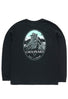 Patagonia Men's Long Sleeve Chouinard Crest Responsibili-Tee - Black