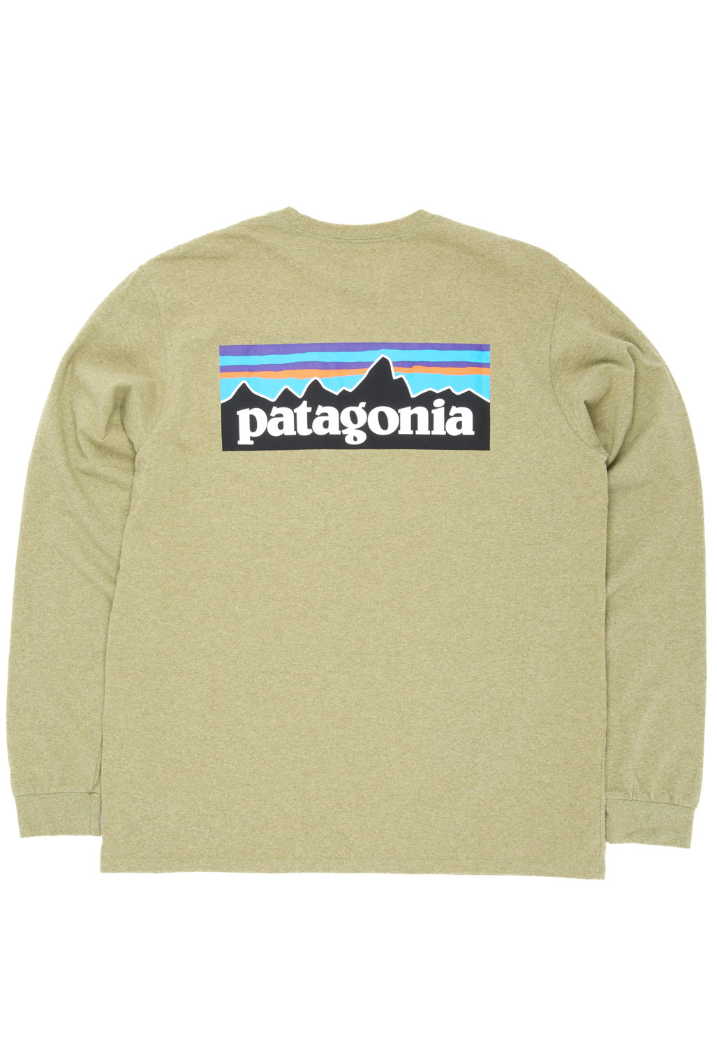 Patagonia Men's P-6 Logo Long Sleeve Responsibili-Tee - Buckhorn Green