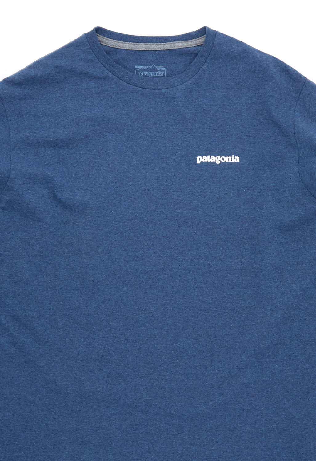 Patagonia P6 Logo Men's Long Sleeve Responsibili-Tee - Navy