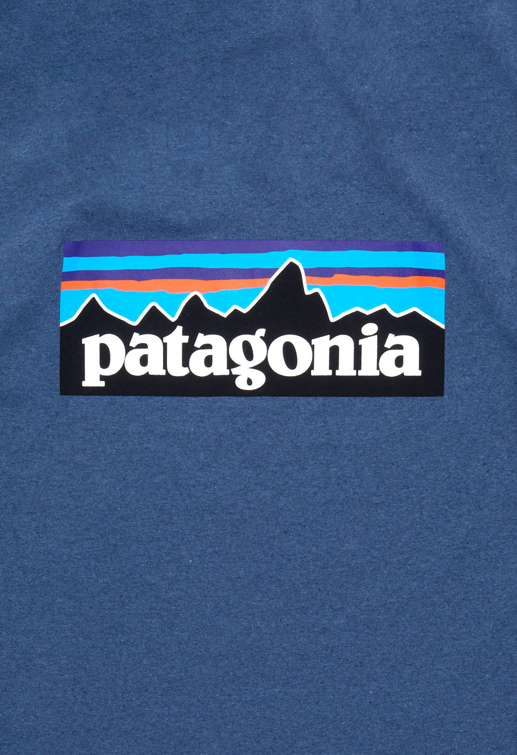 Patagonia P6 Logo Men's Long Sleeve Responsibili-Tee - Navy