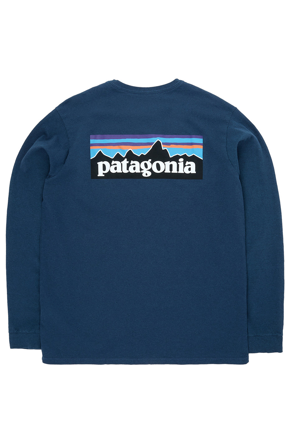 Patagonia Men's P-6 Logo Long Sleeve Responsibili-Tee - Utility Blue