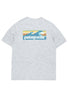 Patagonia Cap Cool Daily Graphic Men's Tee - Feather Grey/ Abalone Waters Logo