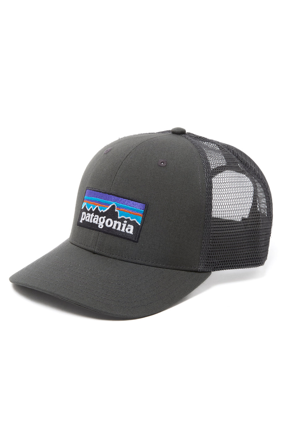 Patagonia P-6 Logo Trucker Hat - Forge Grey