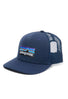 Patagonia P-6 Logo Trucker Hat - New Navy