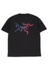 Arc'teryx Men's Kragg Cotton Logo Short Sleeve T Shirt - Black / Multi