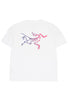 Arc'teryx Men's Kragg Cotton Logo Short Sleeve T Shirt - White Light / Multi