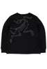 Arc'teryx Women's Kragg Bird Long Sleeve T-Shirt - Black / Black