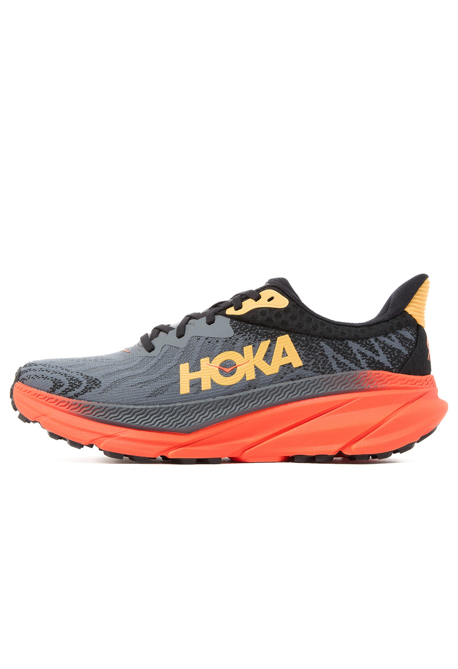 Hoka Men's Challenger 7 Trainers - Castlerock / Flame