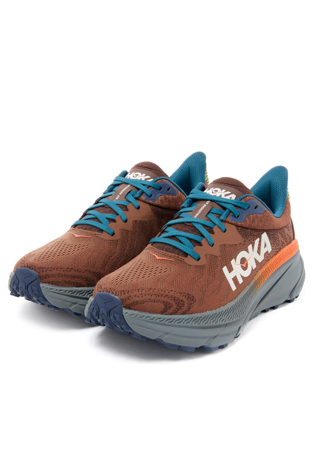 Hoka Men's Challenger 7 Trainers - Mineral Brown / Asteroid