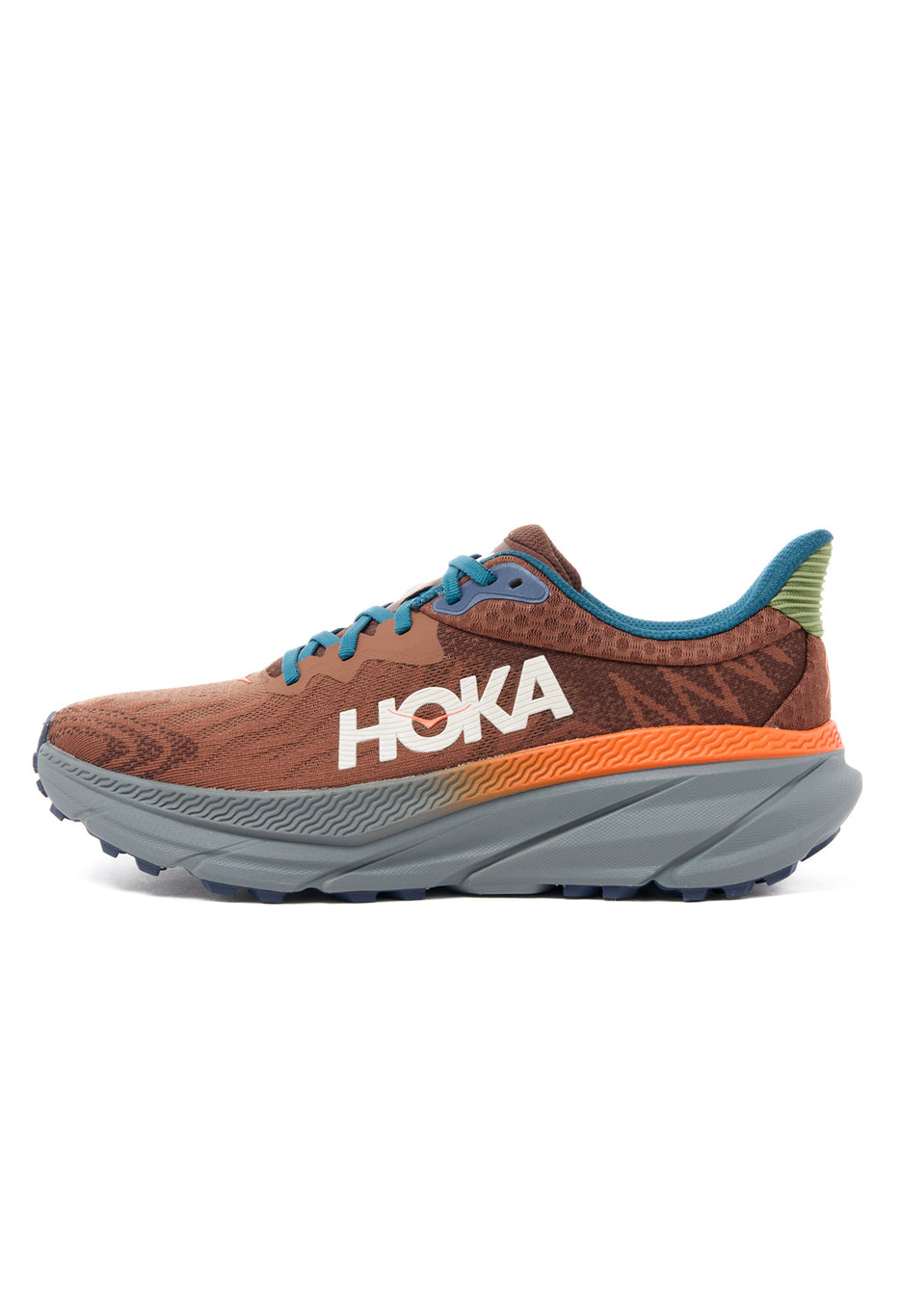 Hoka Men's Challenger 7 Trainers - Mineral Brown / Asteroid