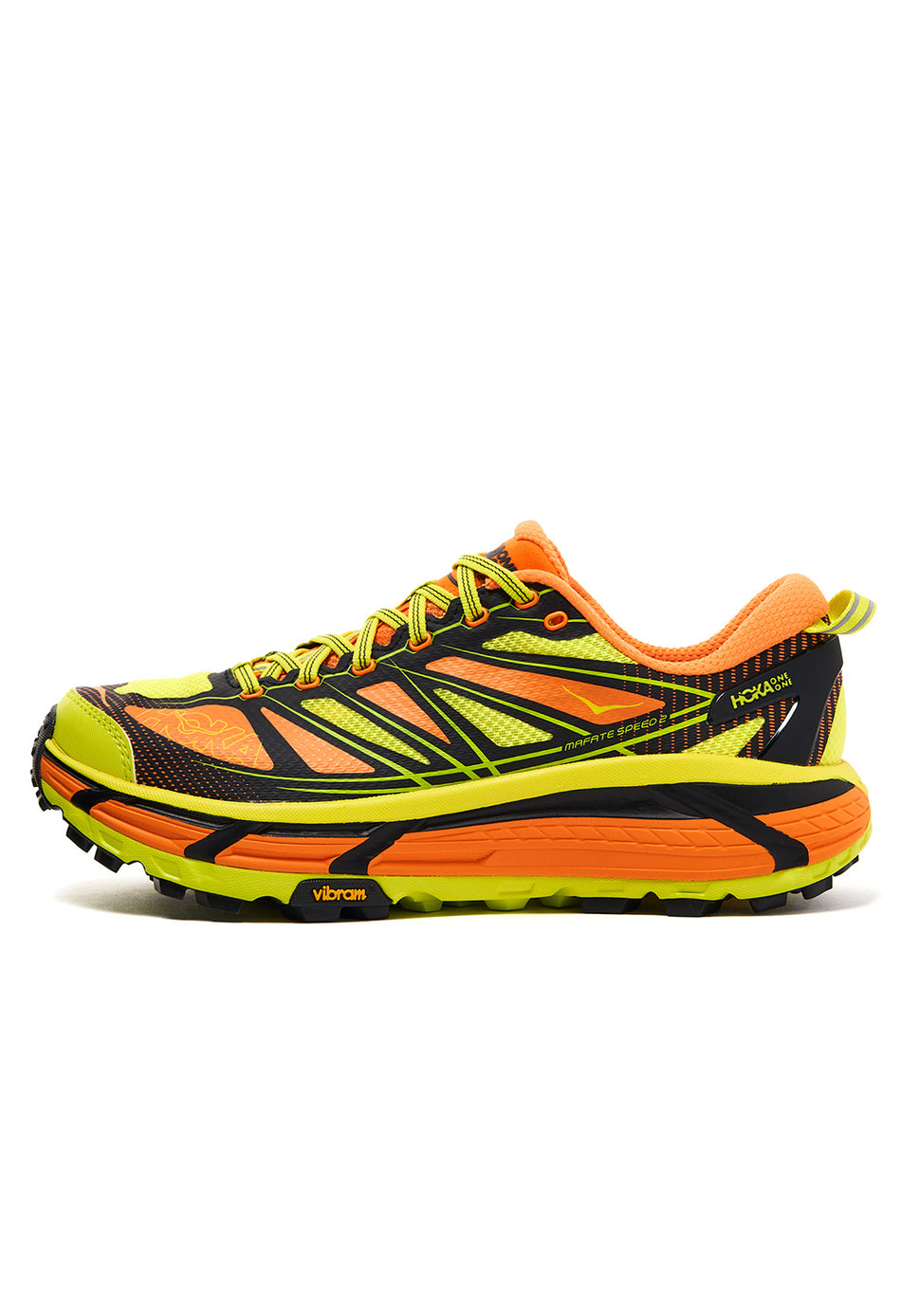 Hoka Mafate Speed 2 Trainers - Electric Tangerine / Hoka Citrus