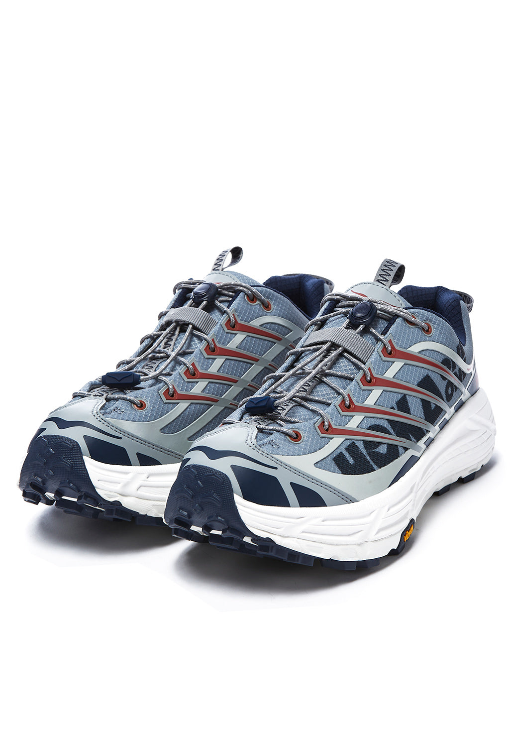 Hoka Mafate Three2 Trainers - Limestone / Outer Space