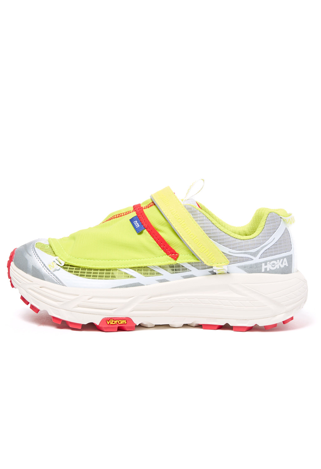 Hoka x Nicole McLaughlin Mafate Three2 - White / Neon Yellow