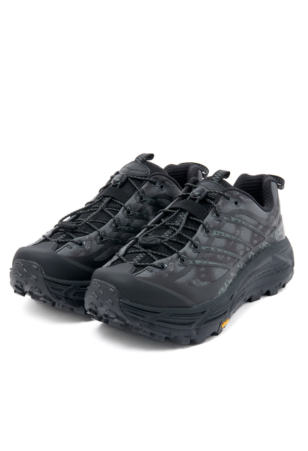 Hoka Mafate Three2 TS Trainers - Black / Carbon Black