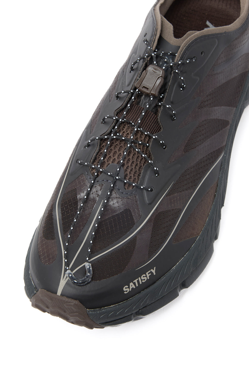 Hoka x Satisfy Mafate Speed 4 Lite - Coffee