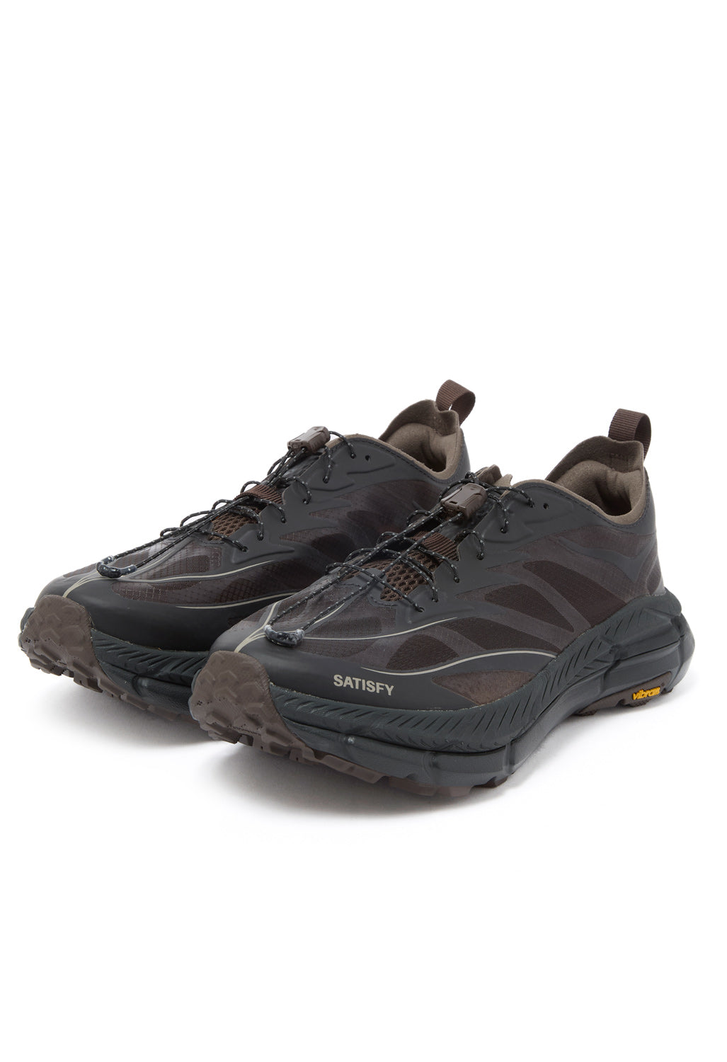 Hoka x Satisfy Mafate Speed 4 Lite - Coffee