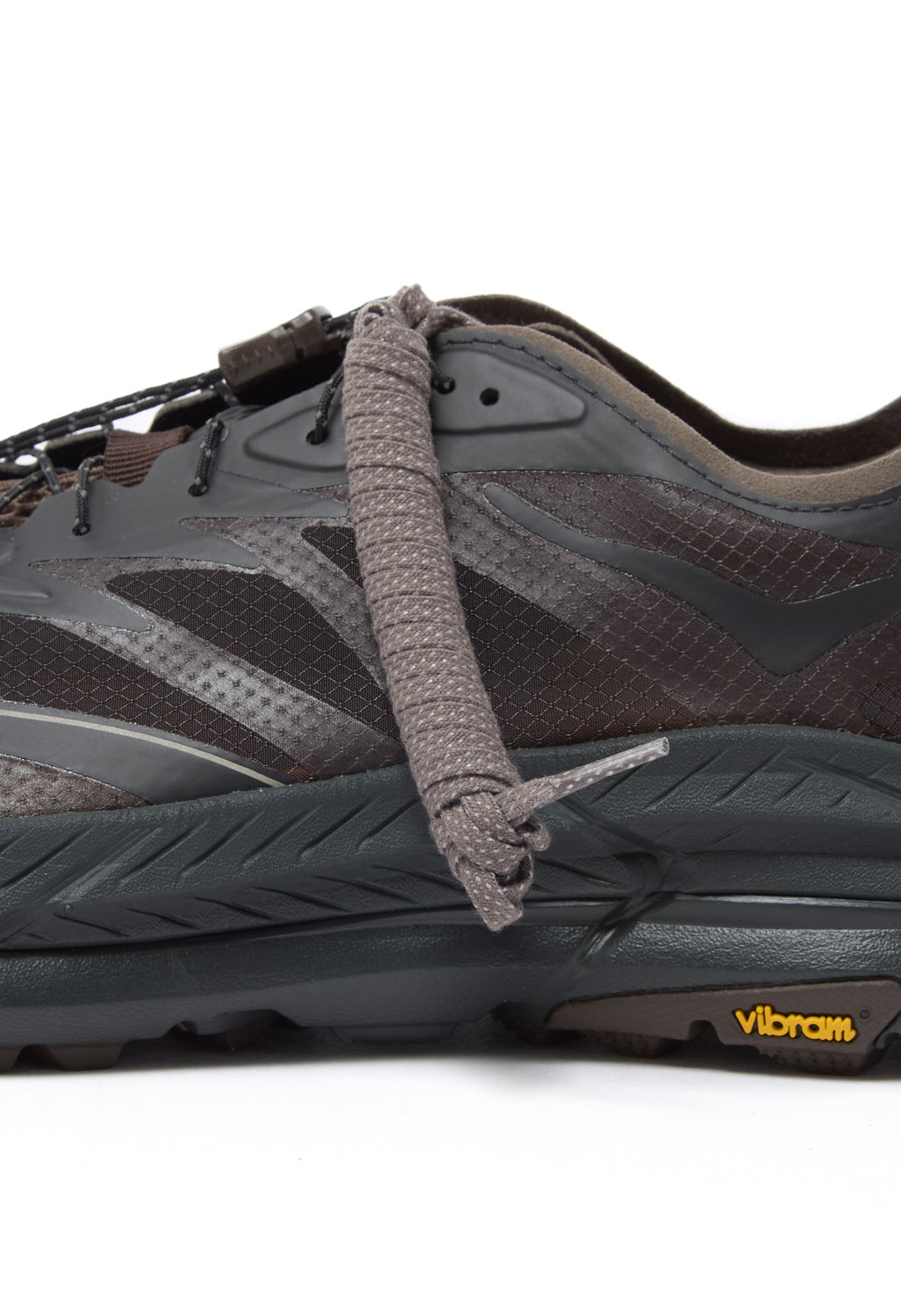 Hoka x Satisfy Mafate Speed 4 Lite - Coffee