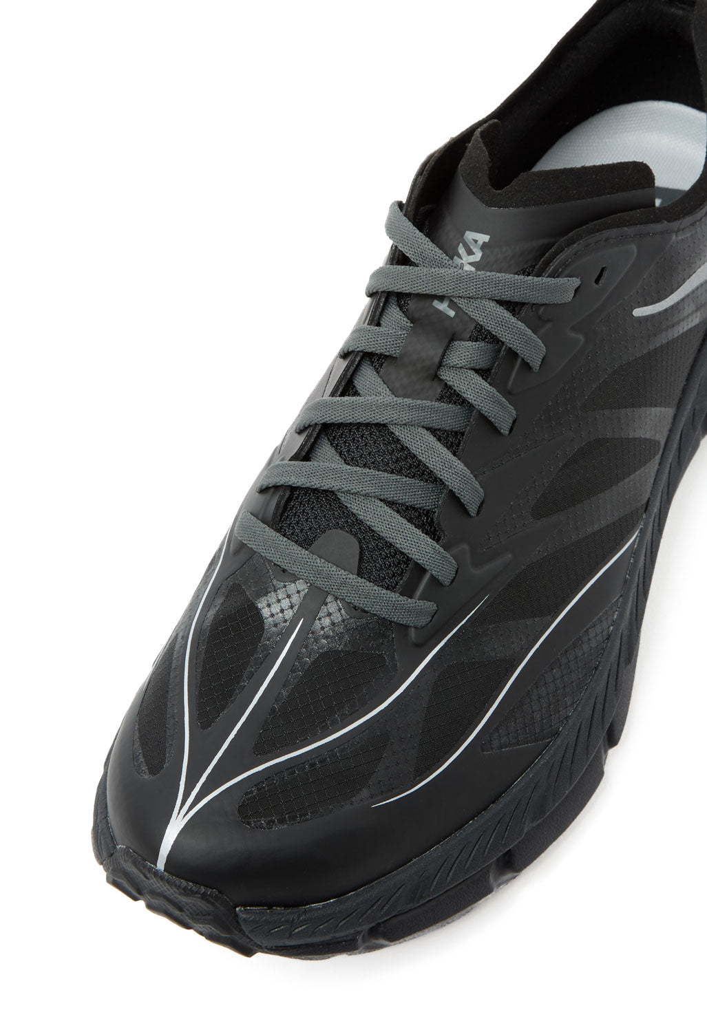 Hoka Mafate Speed 4 Lite Trainers - Black / Outer Orbit