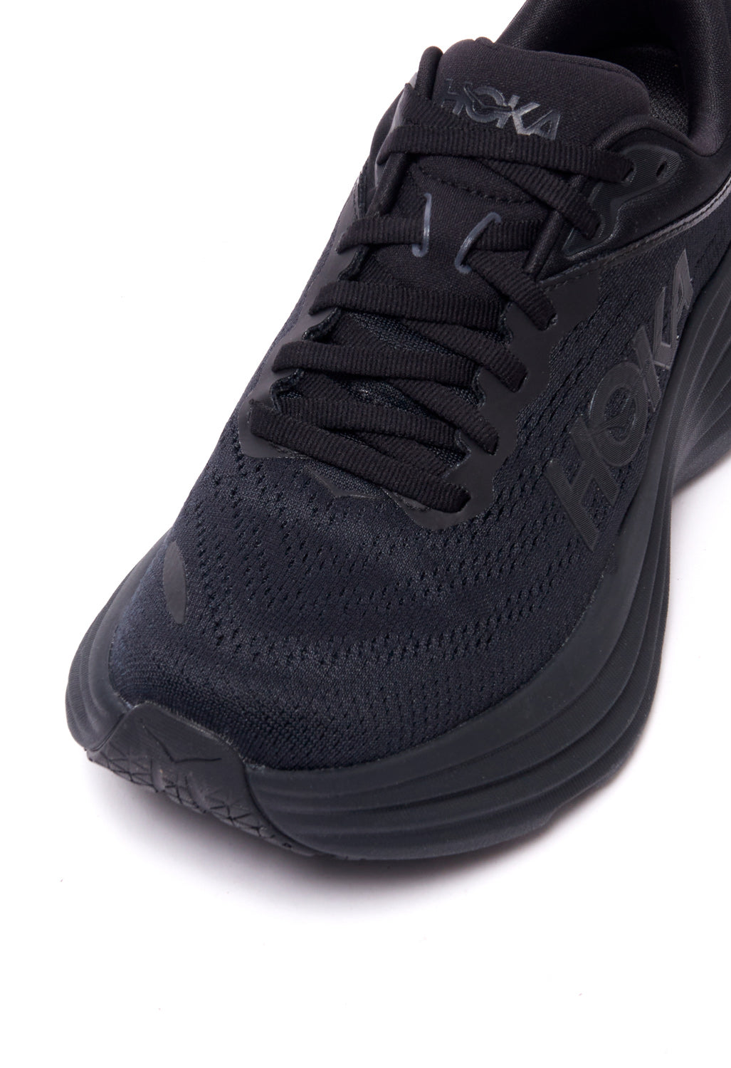 Hoka Bondi 8 Women's Shoes - Black/Black – Outsiders Store UK