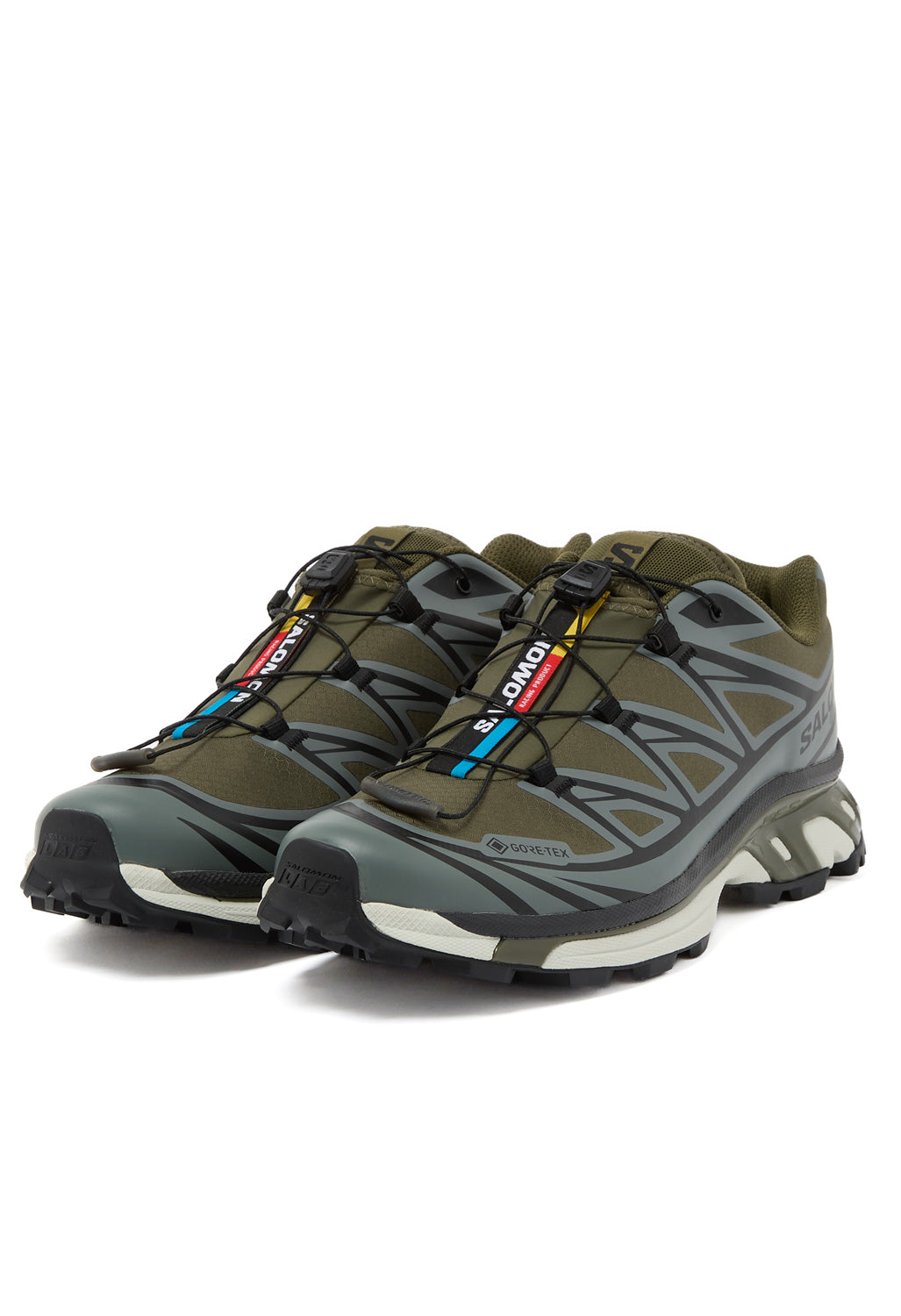 Salomon XT-6 GORE-TEX Trainers - Olive Night / Night / Sedona Sage / Black