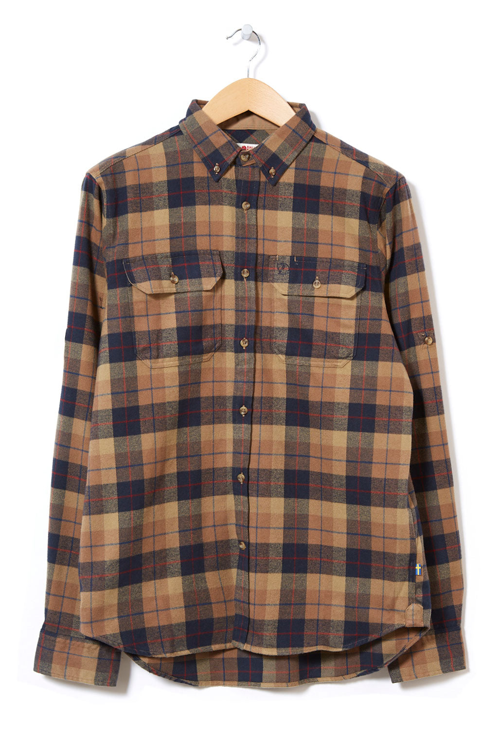 Fjällräven Singi Heavy Flannel Men's Shirt - Dark Sand – Outsiders Store UK