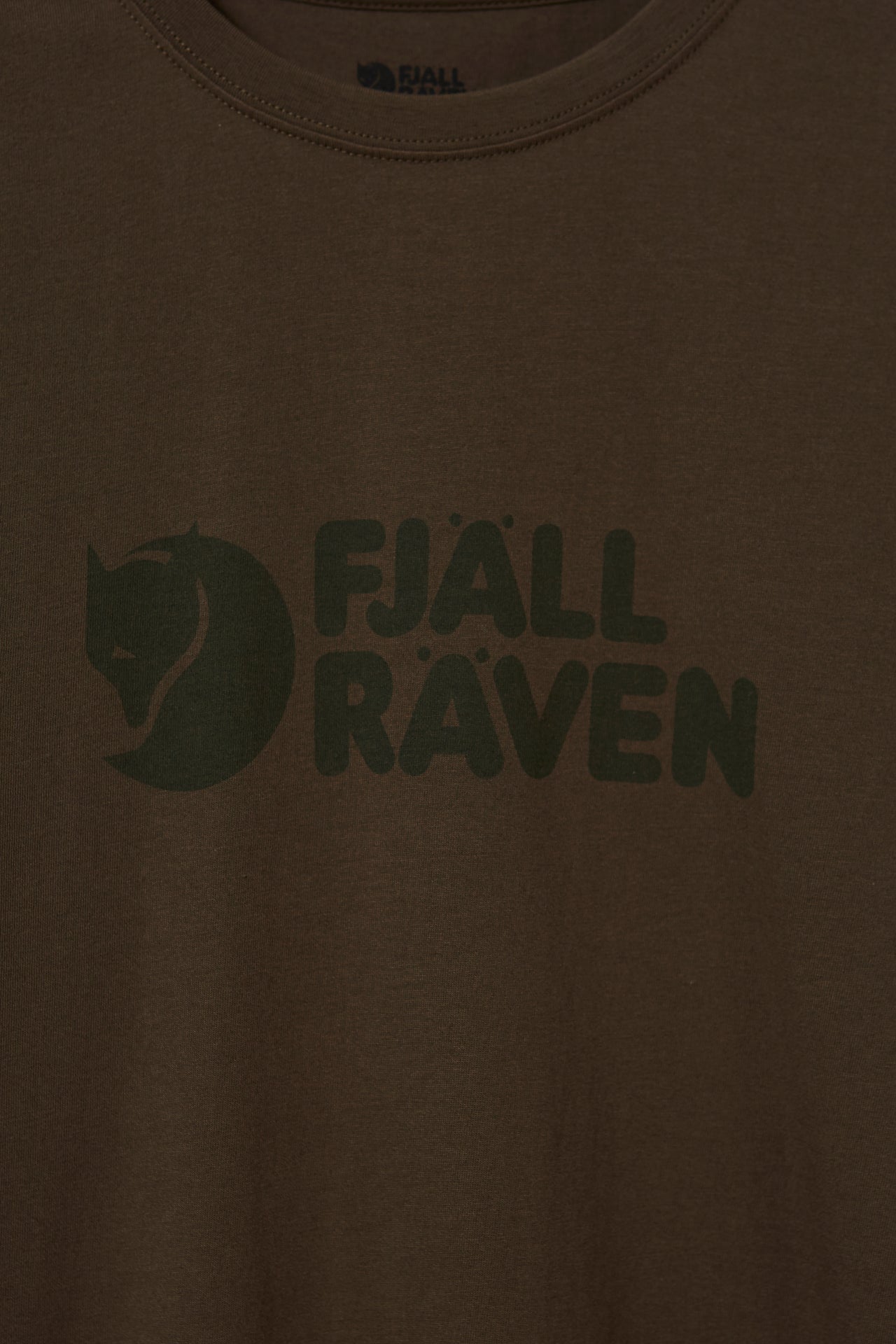 Fjällräven Logo Men's T-Shirt - Dark Olive