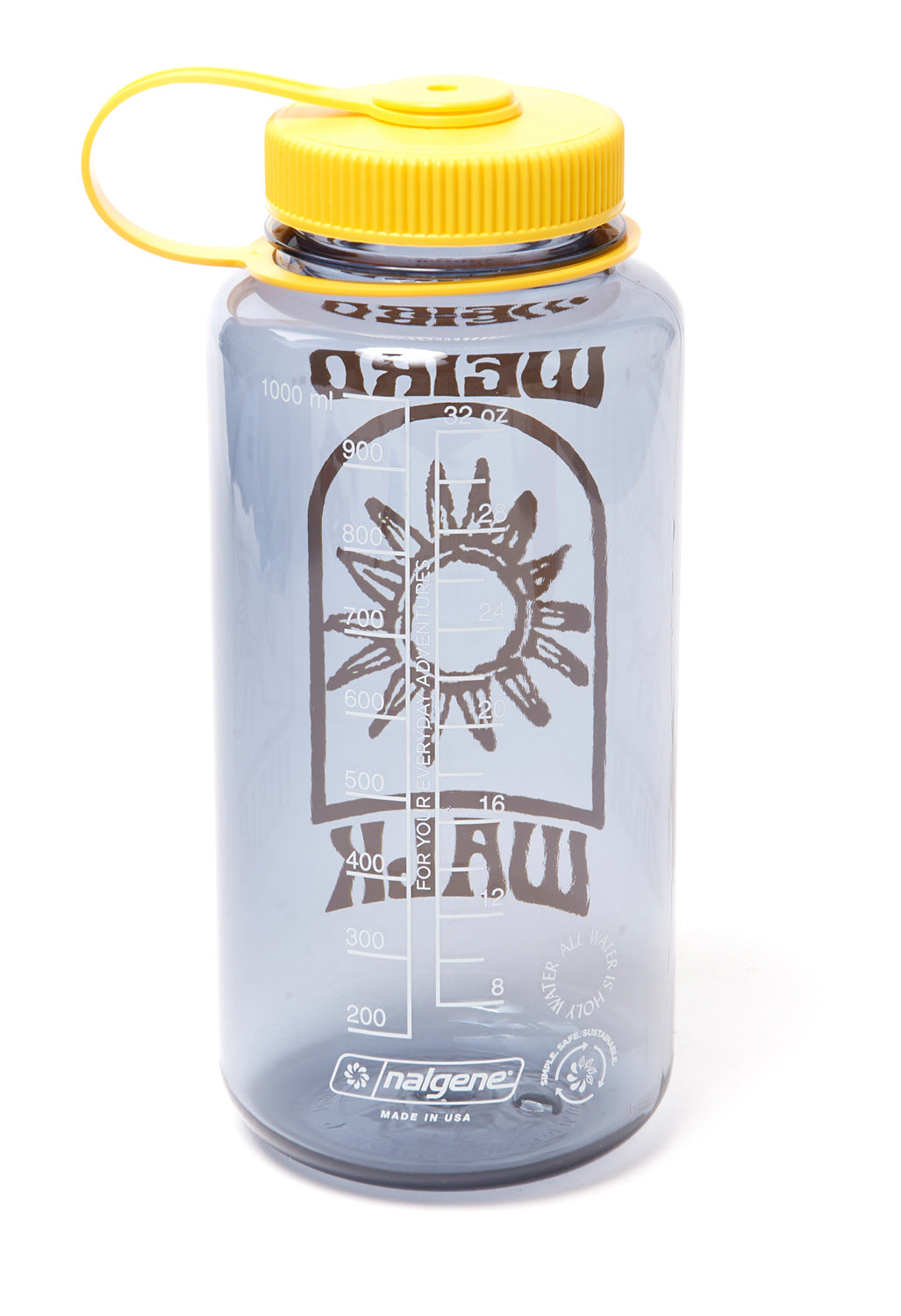 Nalgene Weird Walk Phoebus Water Bottle - Smoke Grey