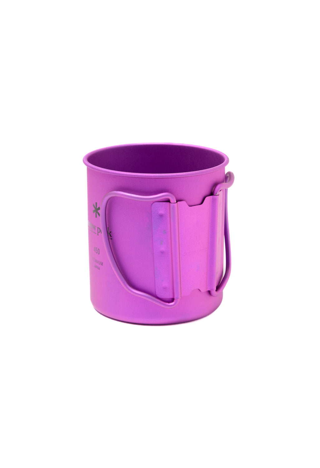 Snow Peak Titanium Colour Single Wall Cup 450ml - Purple