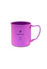 Snow Peak Titanium Colour Single Wall Cup 450ml - Purple