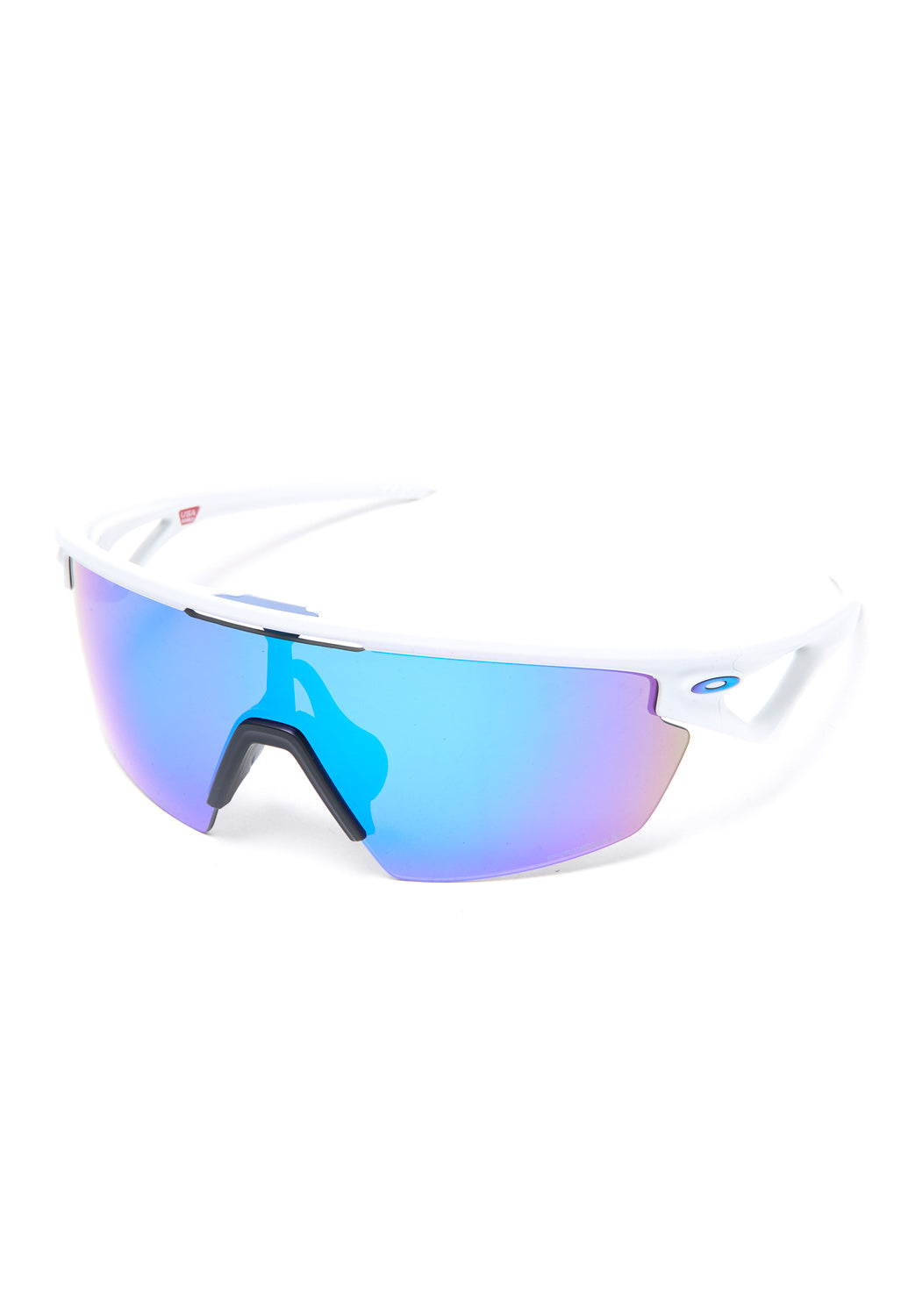 Oakley Sphaera Sunglasses - Matte White / Prizm Sapphire Polarized