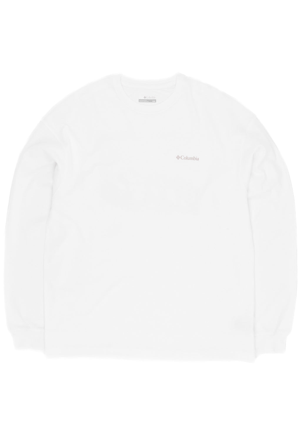 Columbia Duxbery Relaxed Long Sleeve Tee - White, Stop and Look Dolomites