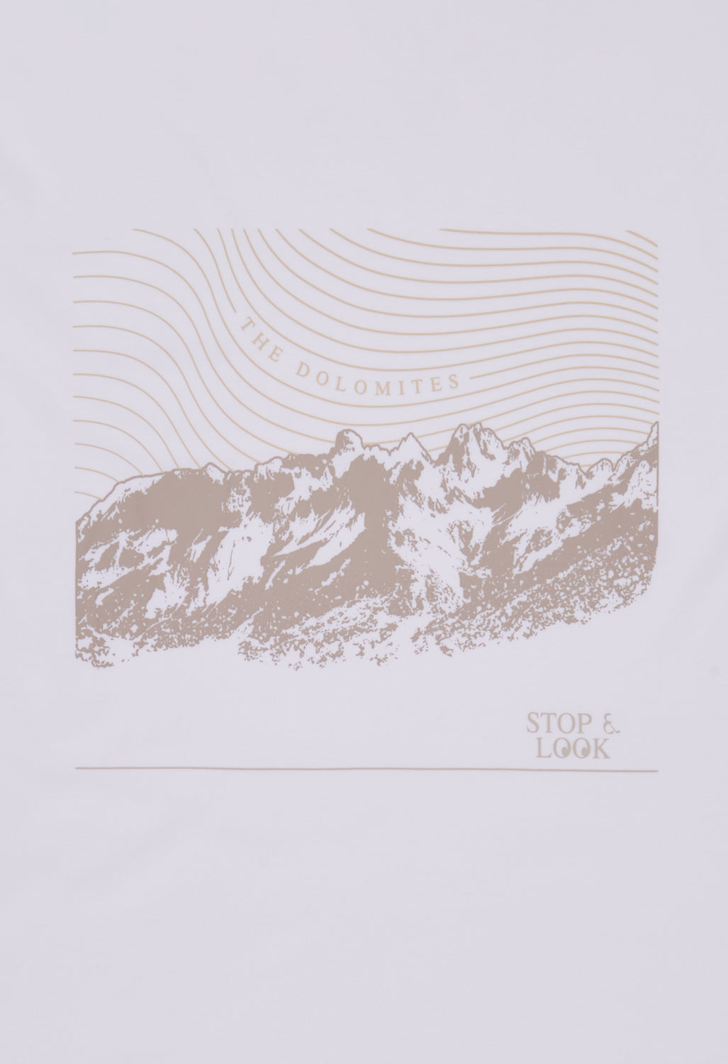 Columbia Duxbery Relaxed Long Sleeve Tee - White, Stop and Look Dolomites