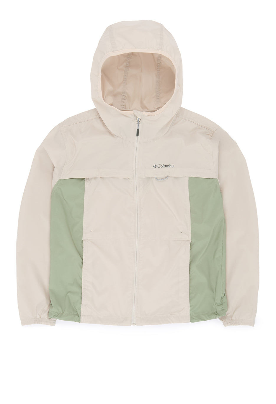 Columbia Women's Crested Canyon Windbreaker - Dark Stone / Safari