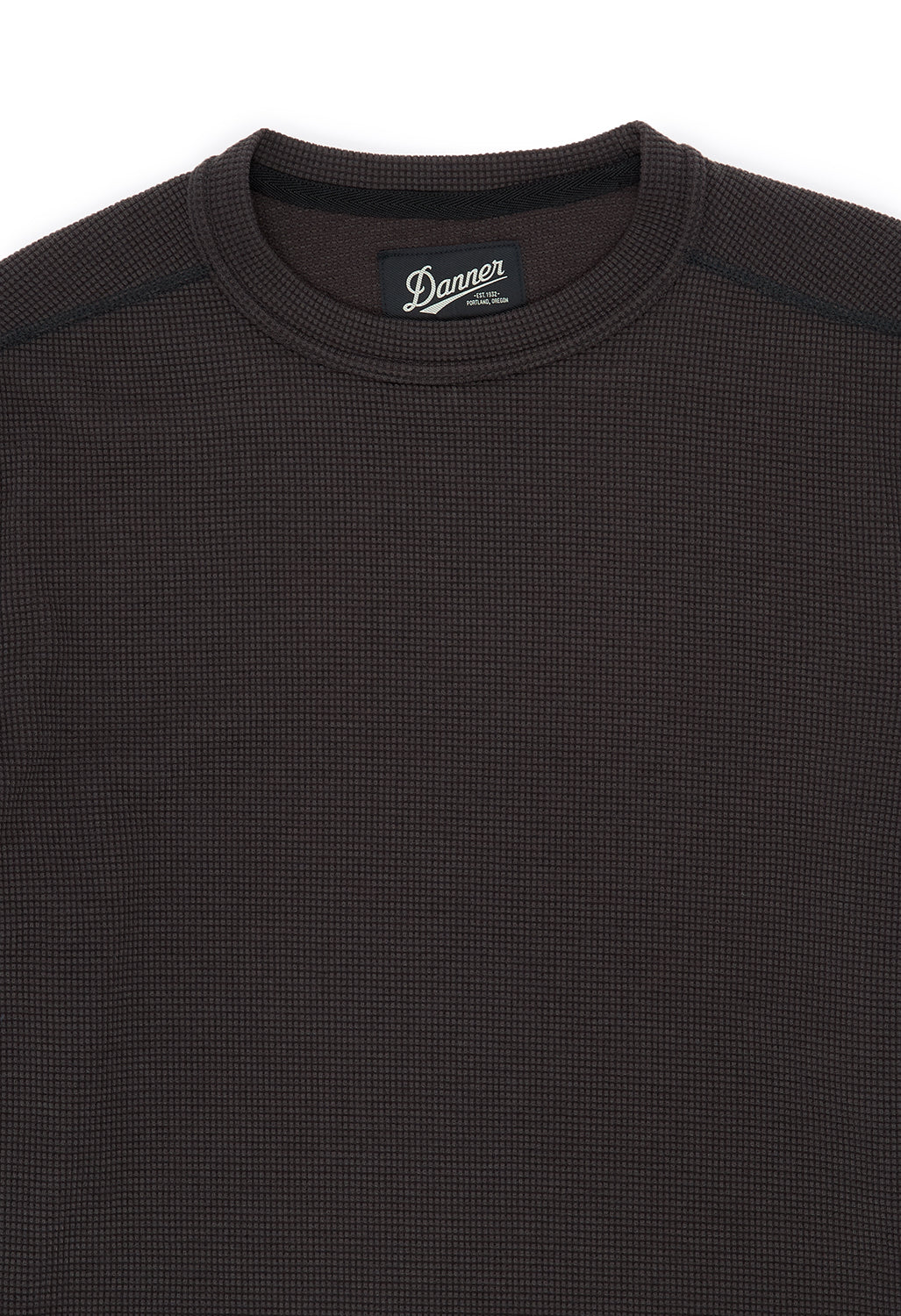 Danner Men's Santiam Waffle Long Sleeve Tee - Black