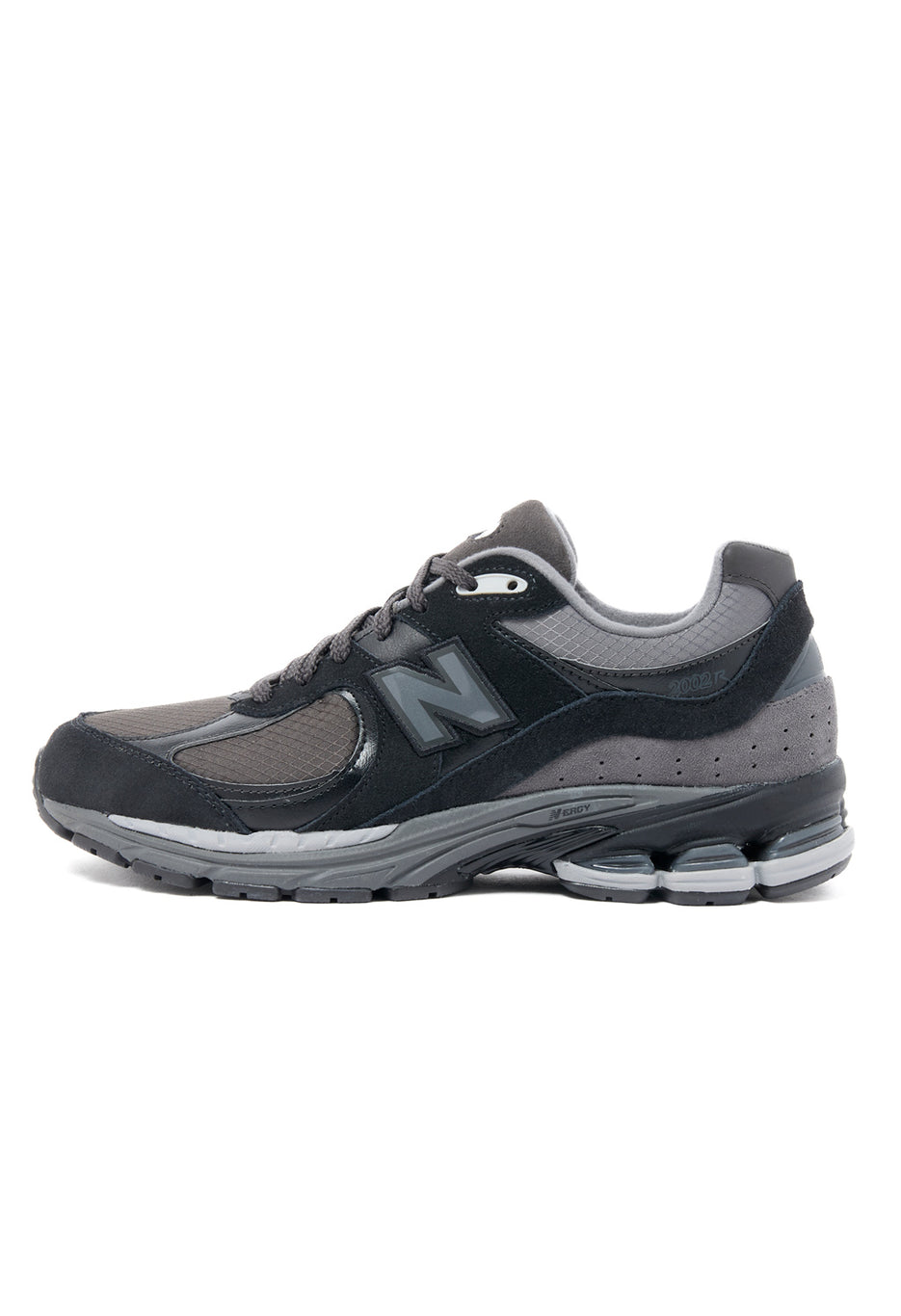 New Balance 2002R Trainers - Black / Castlerock / Black Cement